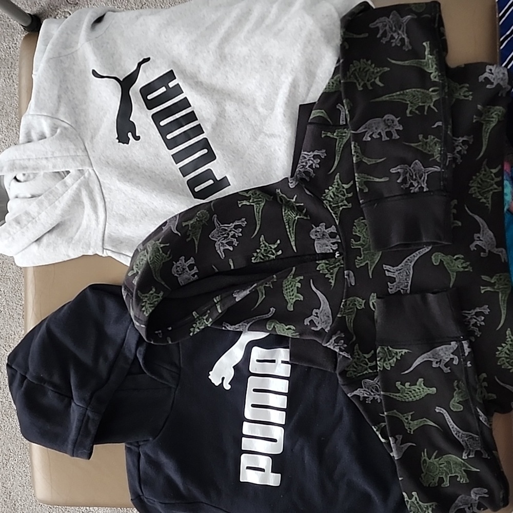 Lot of Boys Sweatshirts-size 8 and 1 small size 12